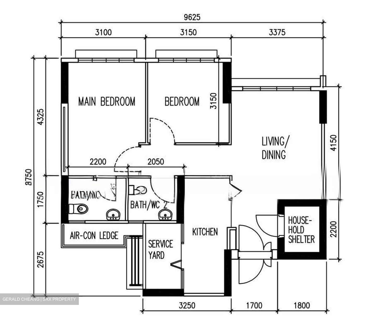 Blk 183C Marsiling Greenview (Woodlands), HDB 3 Rooms #574676301